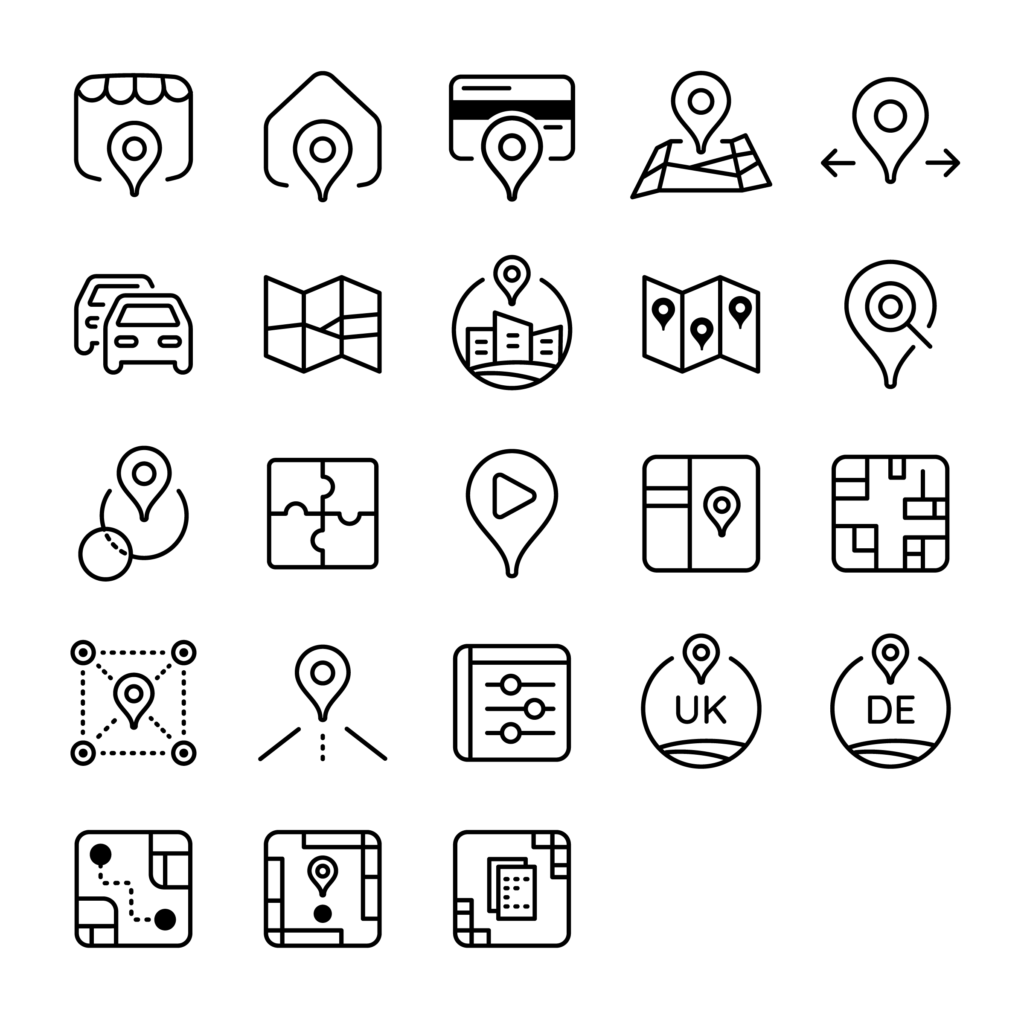 Geolocation API Icons Set – Serge Rohani